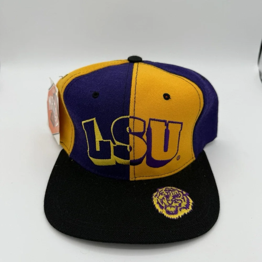 Vintage Louisiana State University LSU Tigers Snapback Cap Hat‎ 90s NCAA